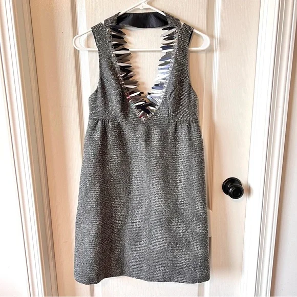 NWT ANNA SUI For Target Tweed Halter A-Line Dress—SZ. XS - Picture 15 of 17